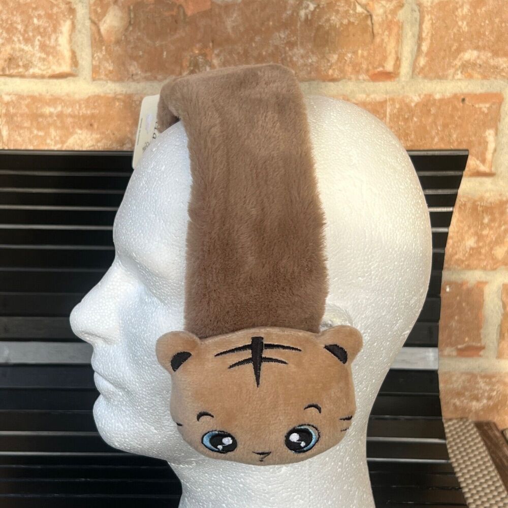 NWT Plush Headband Earmuffs Ellas Cute Cat Adult Winter Ear Muffs Plush